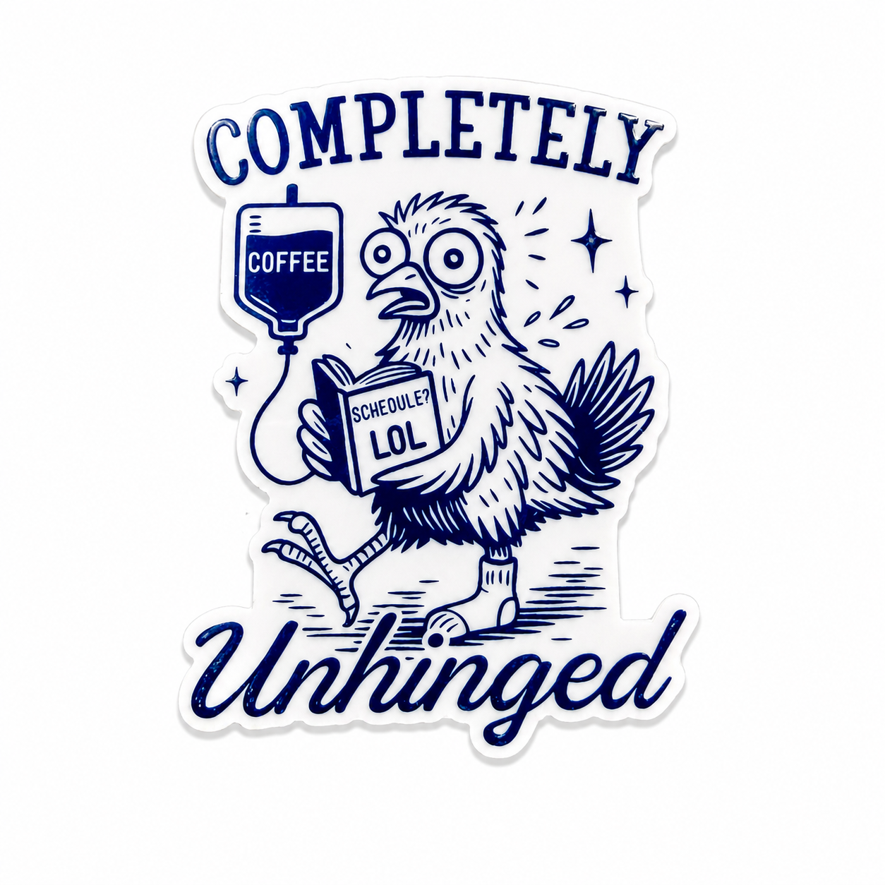 Completely Unhinged | Plastic Add-On - BadgeSmith