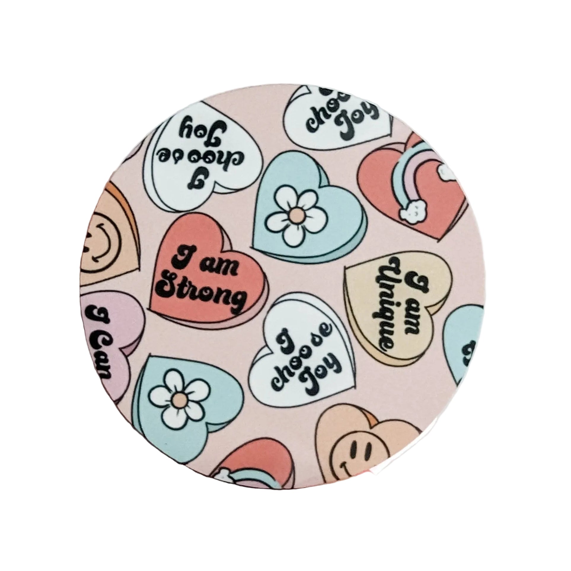 Conversation Hearts | Hard Board Add-On - BadgeSmith