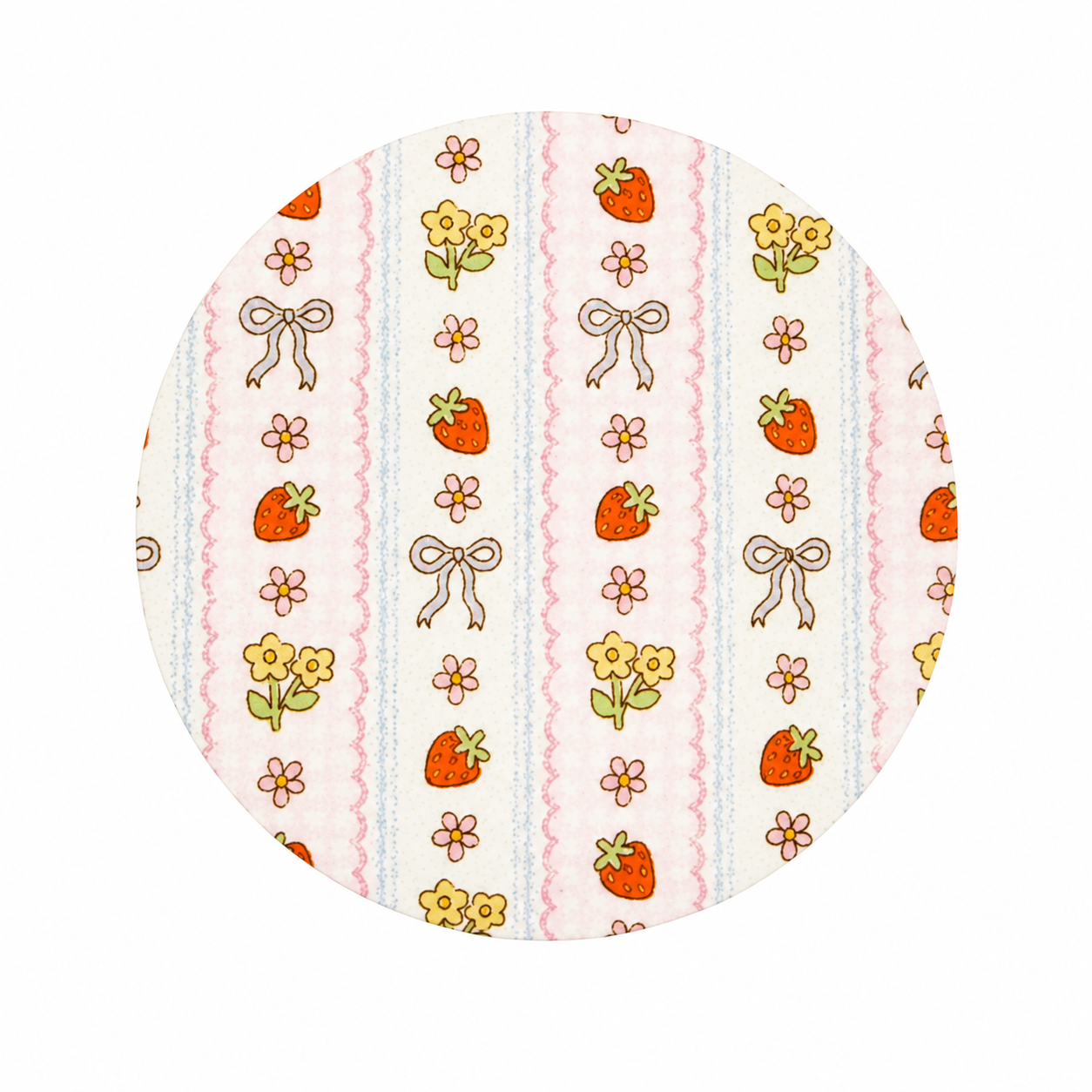 Coquette Strawberries | Hard Board Add-On - BadgeSmith