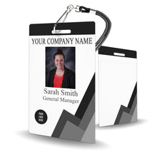 Load image into Gallery viewer, Corporate Employee ID Badge - Customizable Staff ID Card - BadgeSmith
