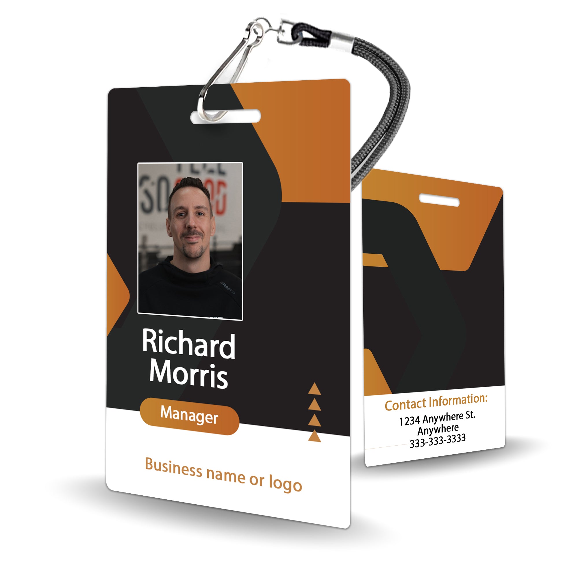 Corporate ID Badge - Customizable Staff Identification – BadgeSmith