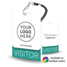 Load image into Gallery viewer, Corporate Visitor Badge - Custom Event Entry Pass - BadgeSmith
