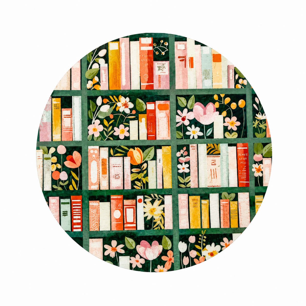 Cozy Bookshelf | Hard Board Add-On - BadgeSmith