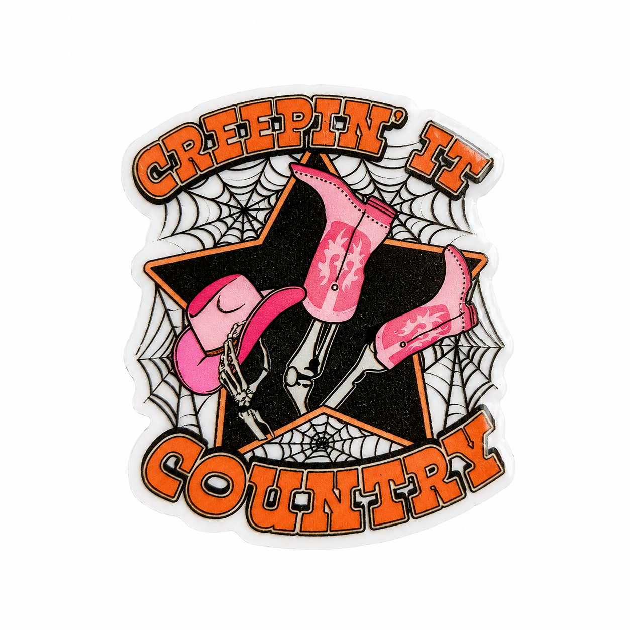 Creepin' It Country | Plastic Add-On - BadgeSmith
