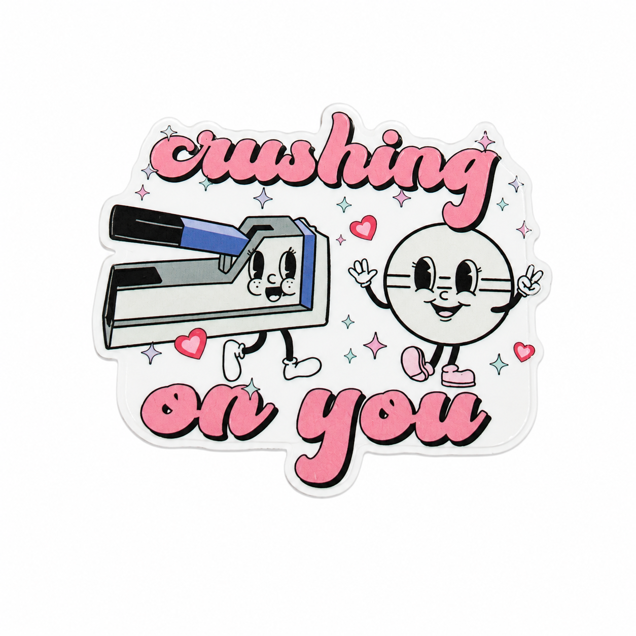 Crushing On You | Plastic Add-On - BadgeSmith