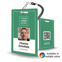 Load image into Gallery viewer, Custom Corporate Identification Badge - Personalized Employee ID Card - BadgeSmith
