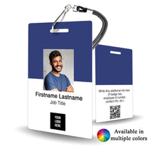 Load image into Gallery viewer, Color Block ID Card - BadgeSmith
