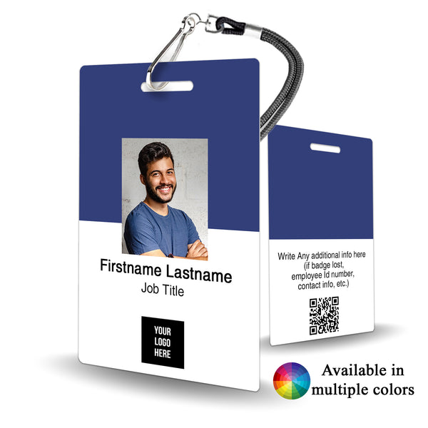Color Block ID Card - BadgeSmith