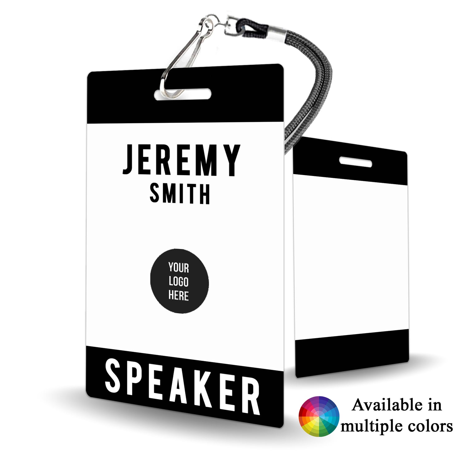 Custom Logo Badge - Conference or Exhibition Badge - BadgeSmith