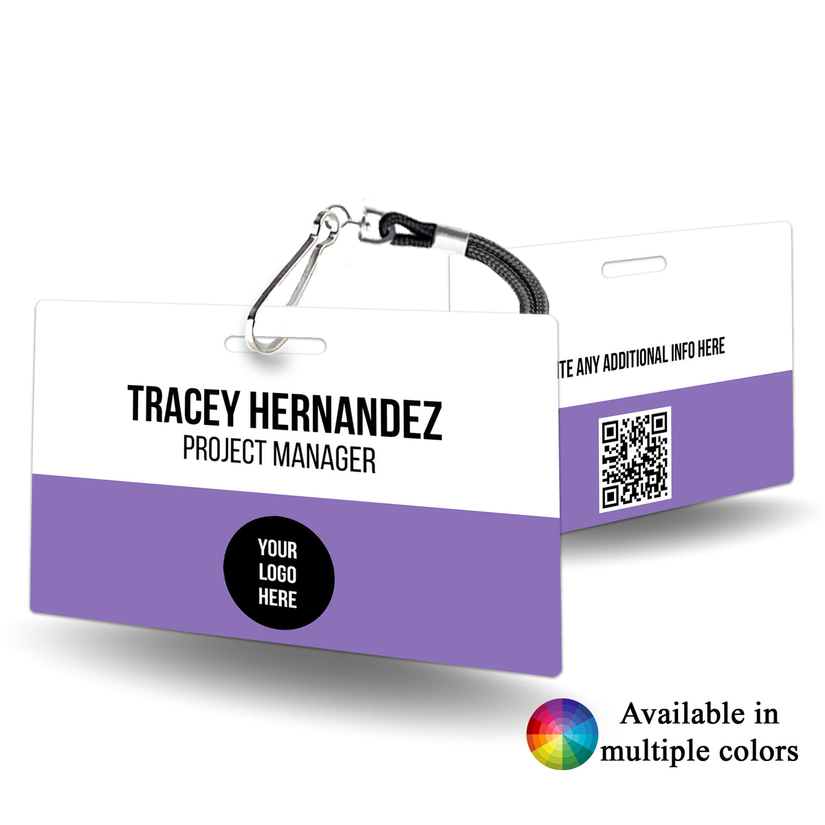 Generic custom office badge customizable badgesmith