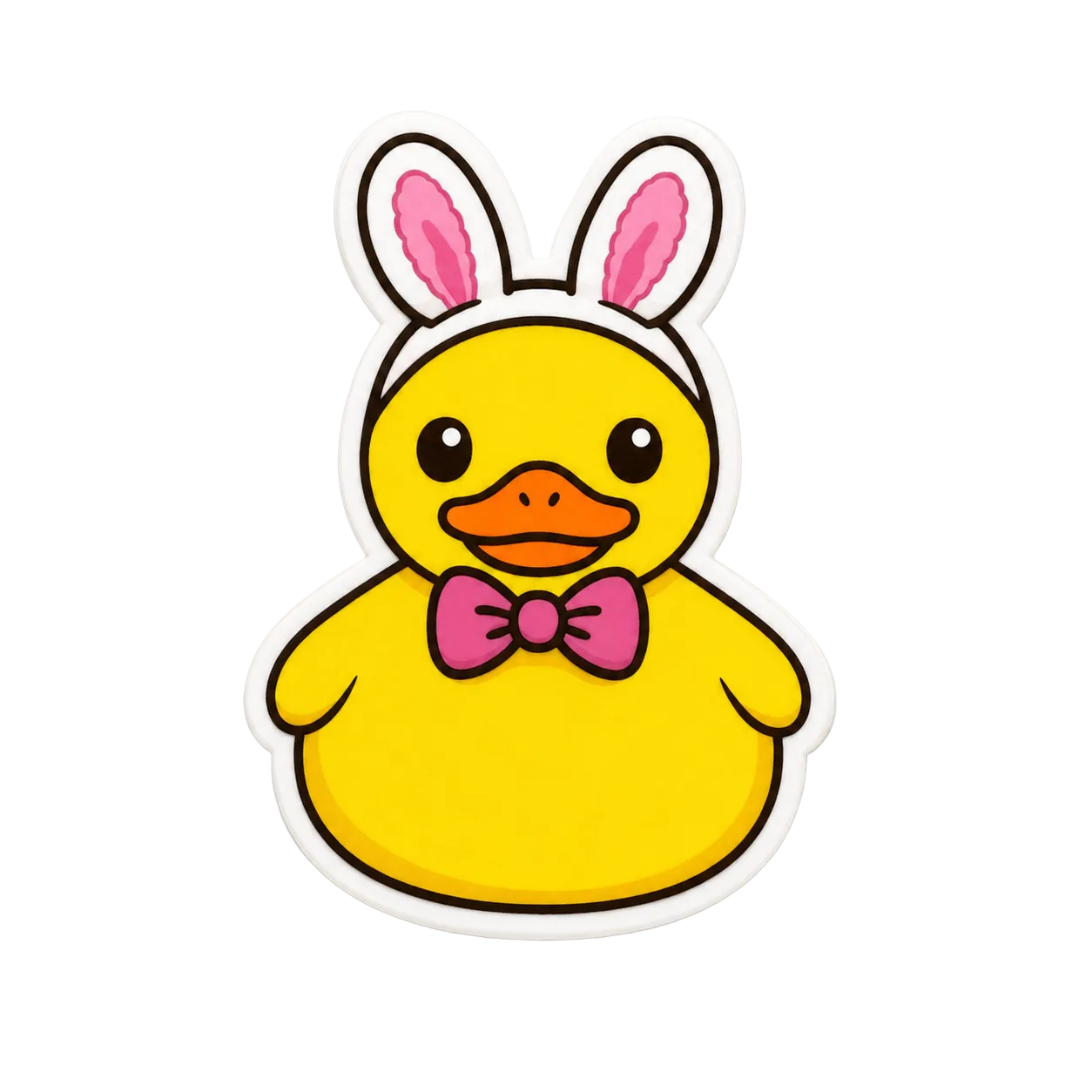 Yellow Duck Easter | Plastic Add-On - BadgeSmith