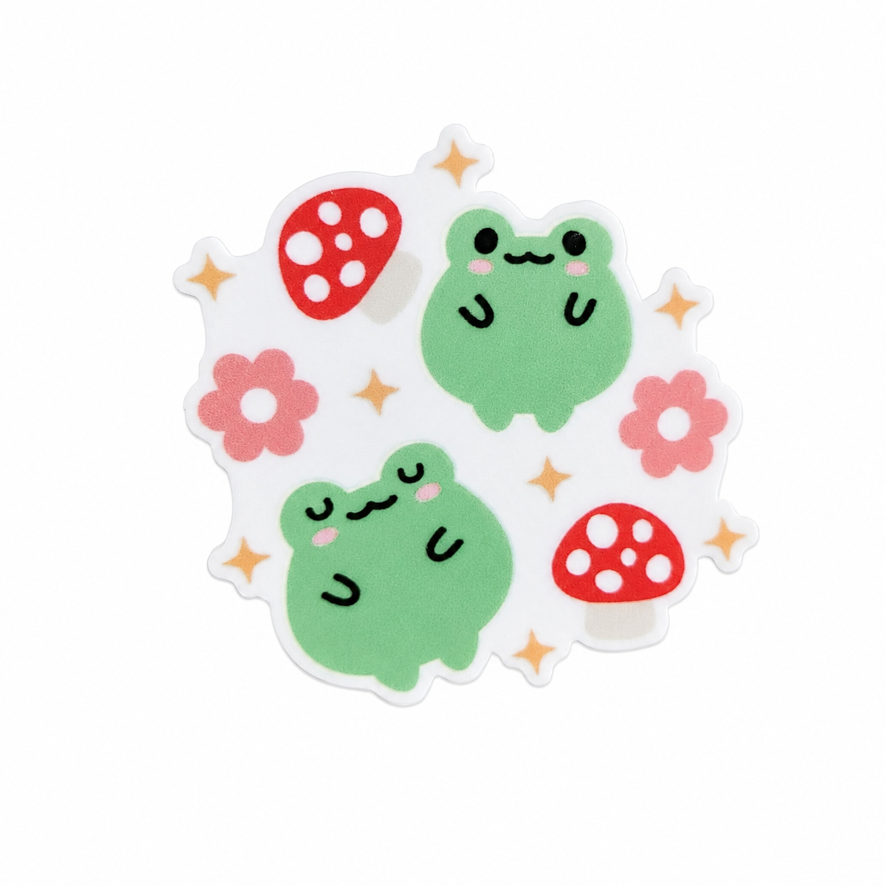 Mushroom Frog | Plastic Add-On - BadgeSmith