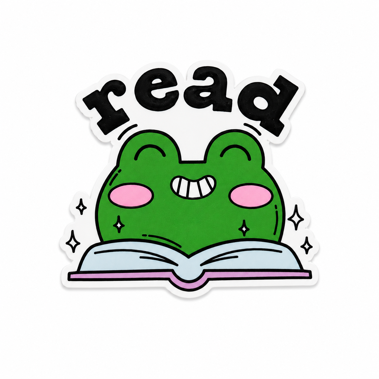 Read Frog | Plastic Add-On - BadgeSmith