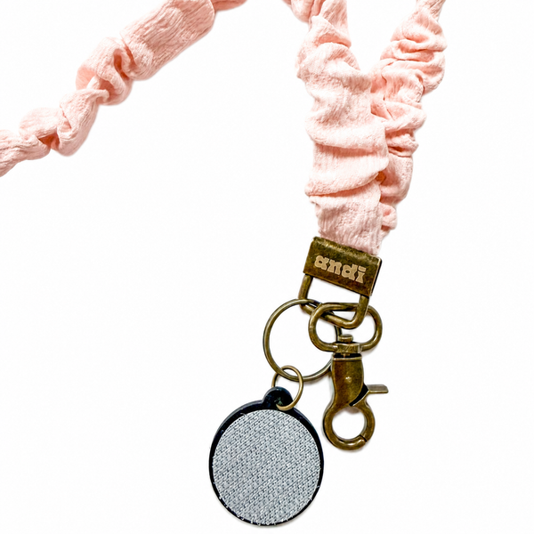 Dainty Pink | Interchangeable Andi Lanyard - BadgeSmith