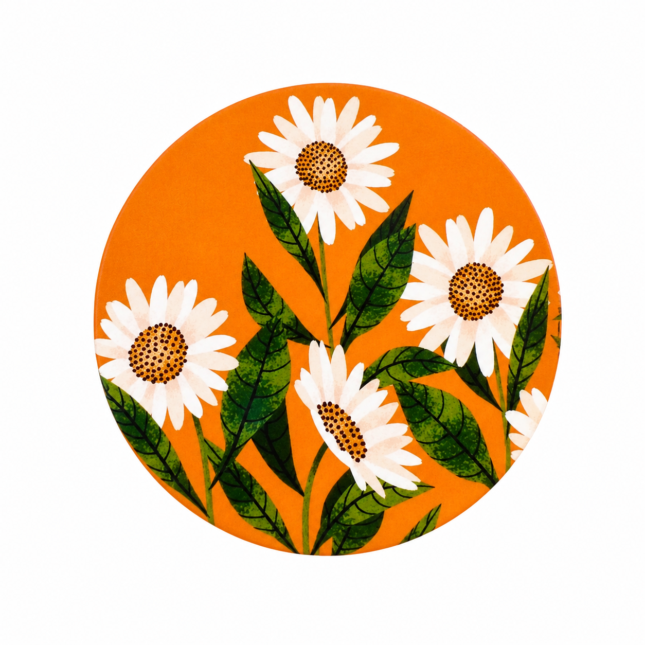 Daisy Floral | Hard Board Add-On - BadgeSmith