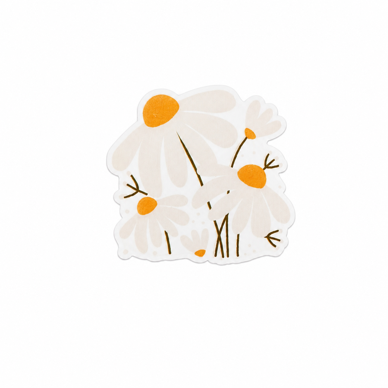 Daisy Flower | Plastic Add-On - BadgeSmith