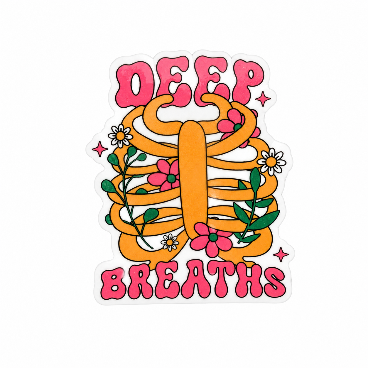 Deep Breaths | Plastic Add-On - BadgeSmith