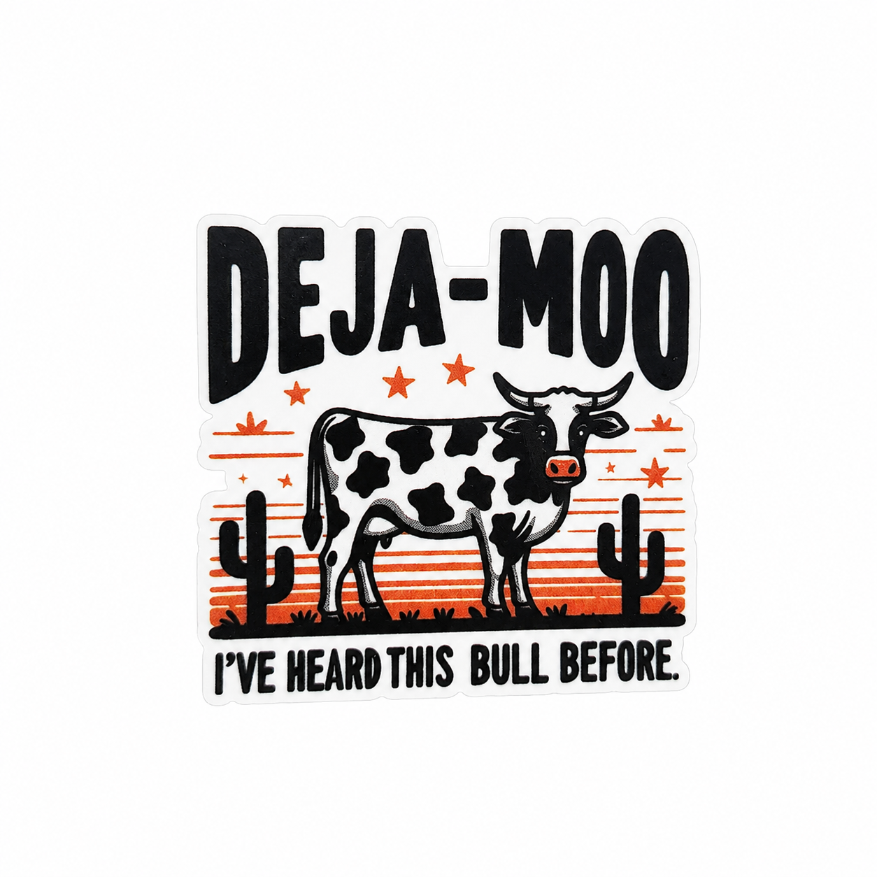 Deja Moo | Plastic Add-On - BadgeSmith