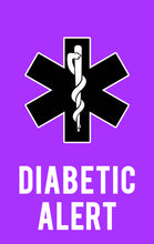 Load image into Gallery viewer, Diabetic Emergency Contact Card - Type 1 Diabetes Alert - BadgeSmith
