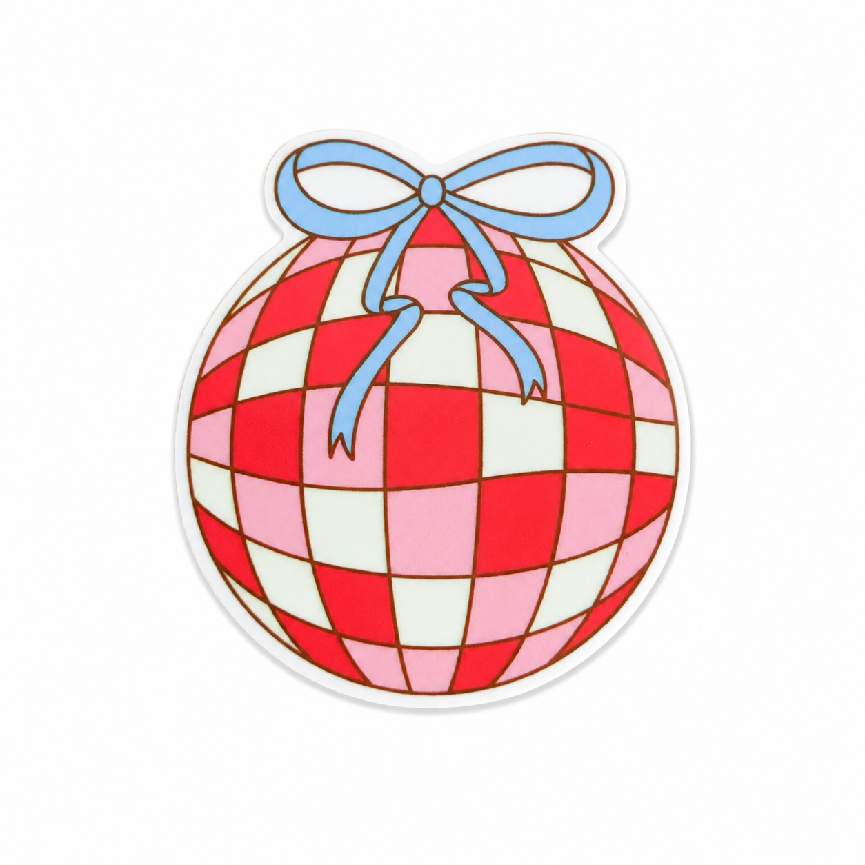 Disco Ball Bow | Plastic Add-On - BadgeSmith