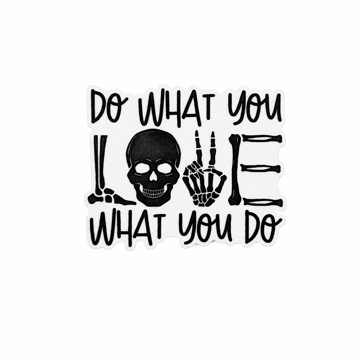 Do What You Love What You Do | Plastic Add-On - BadgeSmith