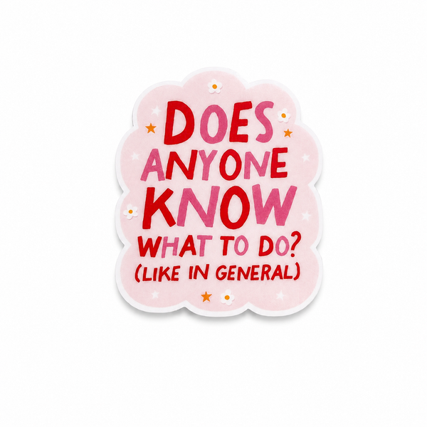 Does Anyone Know What To Do? | Plastic Add-On - BadgeSmith