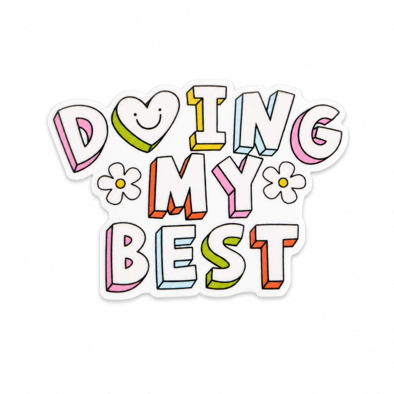 Doing My Best | Plastic Add-On - BadgeSmith