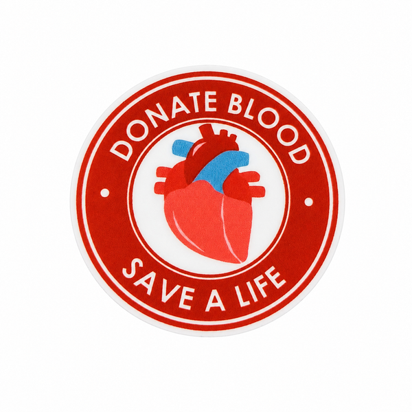 Donate Blood | Plastic Add-On - BadgeSmith