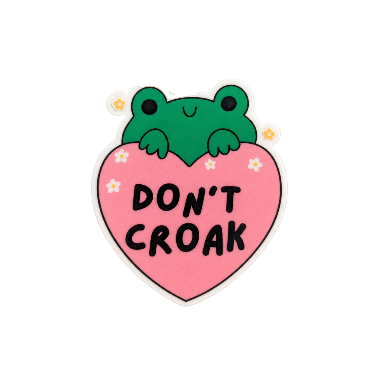 Don't Croak | Plastic Add-On - BadgeSmith