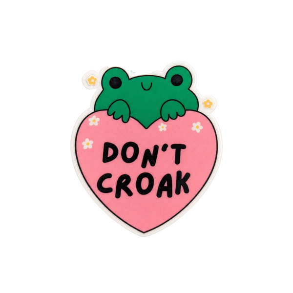 Don't Croak | Plastic Add-On - BadgeSmith
