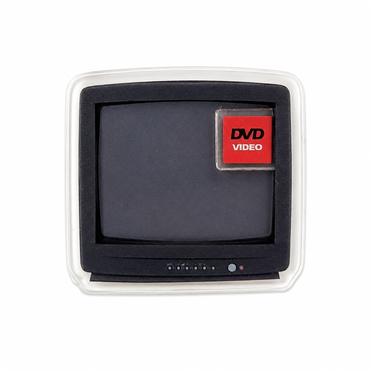 Retro DVD Video Player | Plastic Shaker Add-On - BadgeSmith