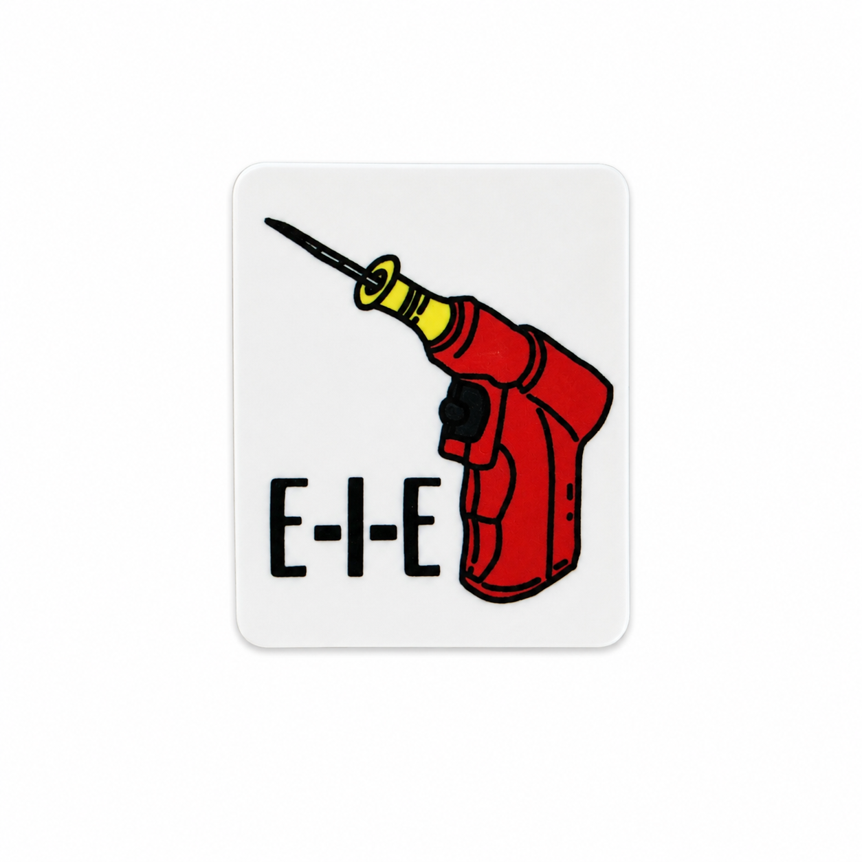 E-I-E | Plastic Add-On - BadgeSmith
