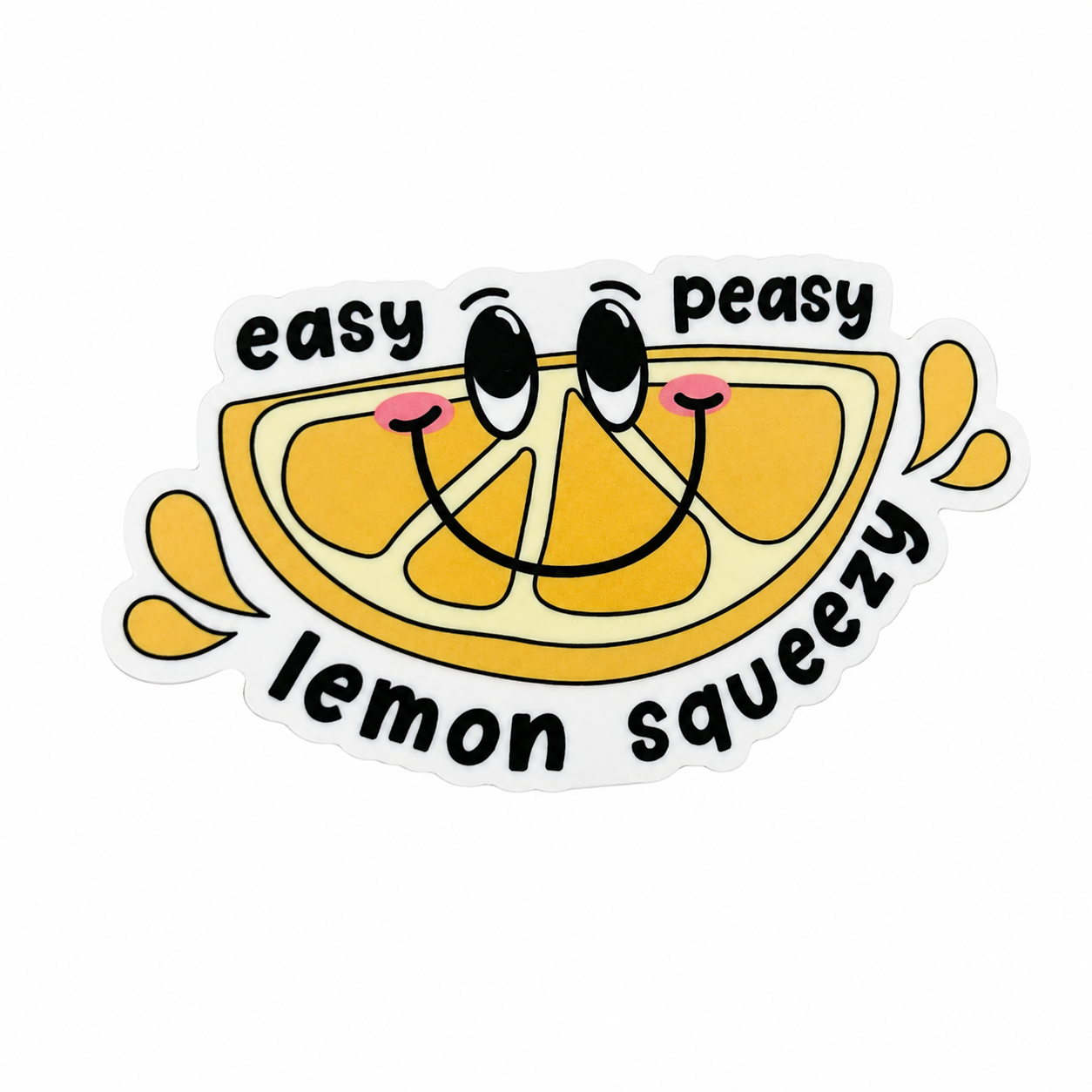 Easy Peasy Lemon Squeezy | Plastic Add-On - BadgeSmith