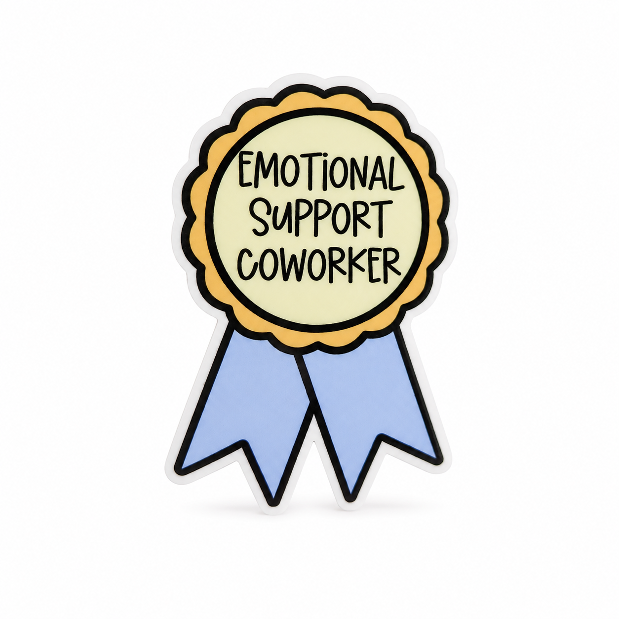 Emotional Support Coworker | Plastic Add-On - BadgeSmith