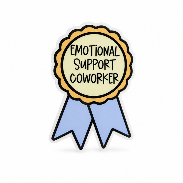 Emotional Support Coworker | Plastic Add-On - BadgeSmith