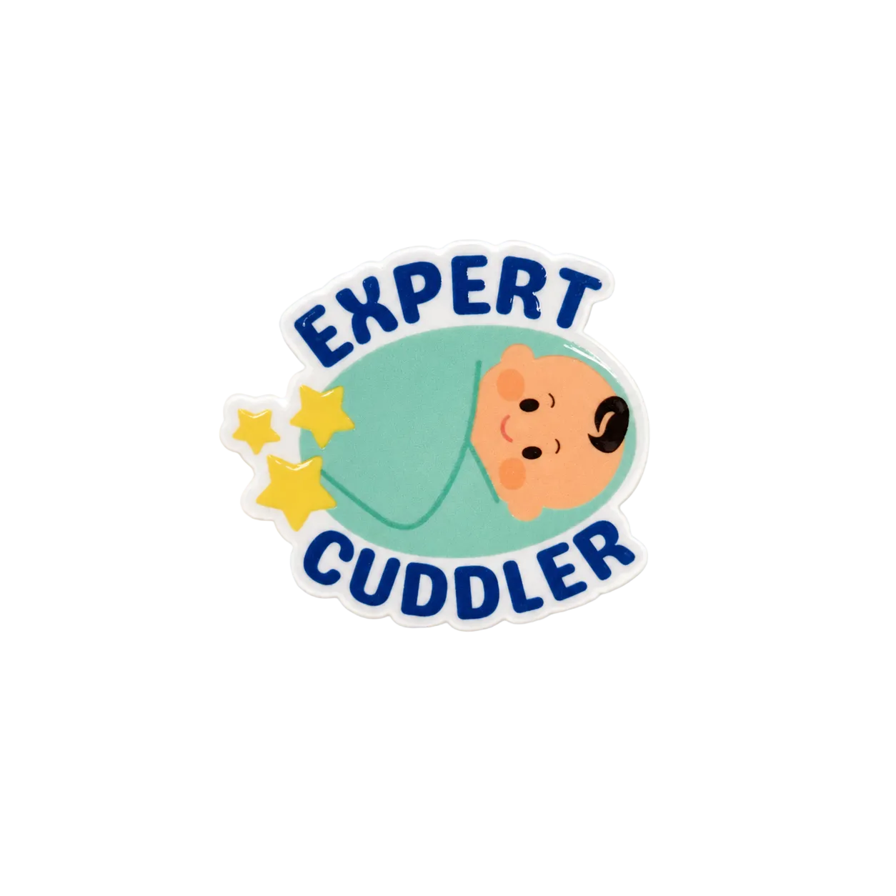 Expert Cuddler | Plastic Add-On - BadgeSmith