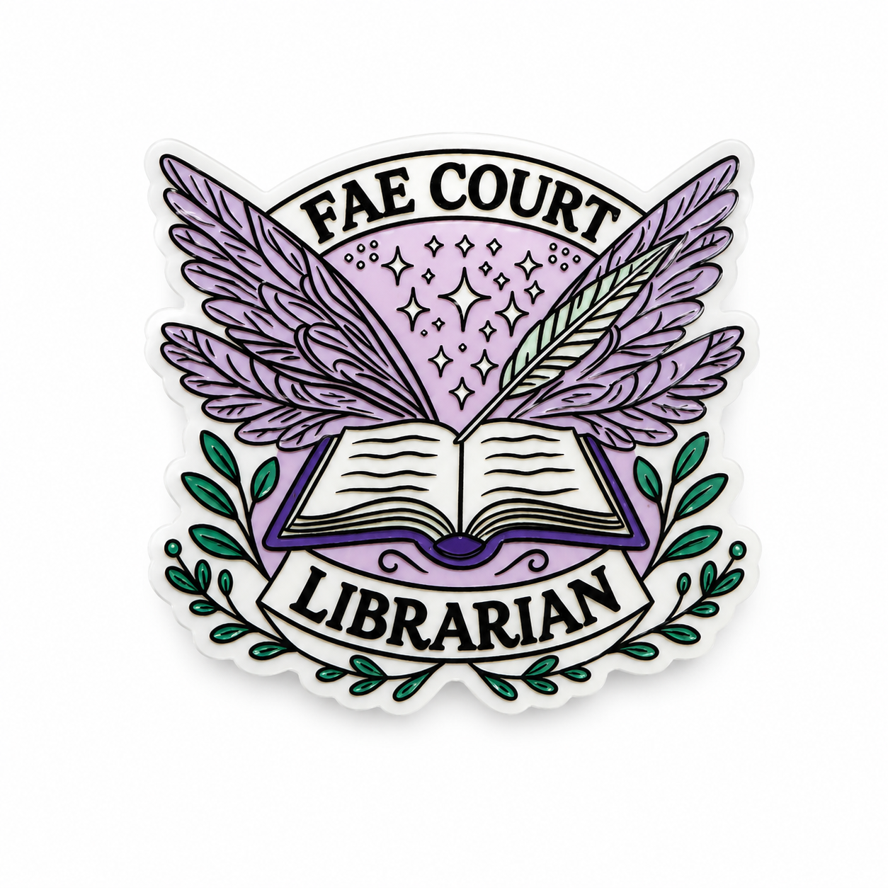 FAE Court Librarian | Plastic Add-On - BadgeSmith