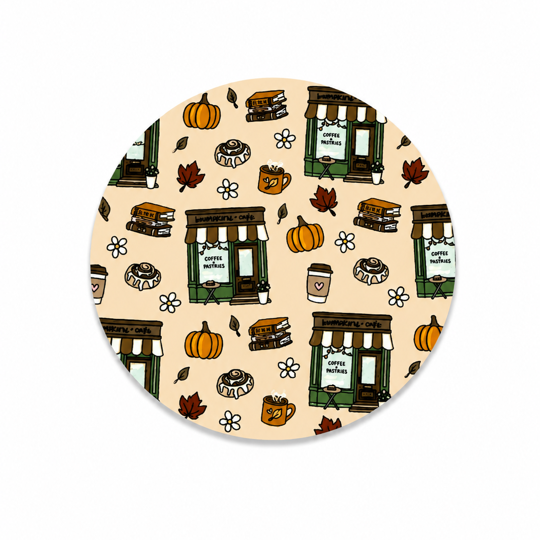Fall Bookstore | Hard Board Add-On - BadgeSmith