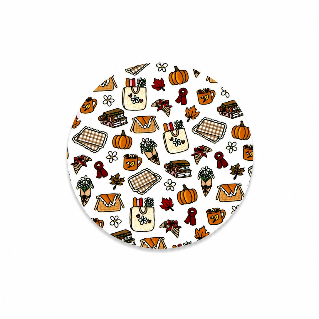 Fall Vibes | Hard Board Add-On - BadgeSmith