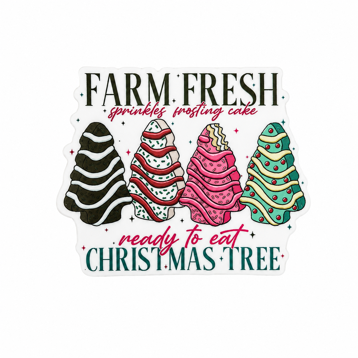 Farm Fresh Christmas Tree | Plastic Add-On - BadgeSmith