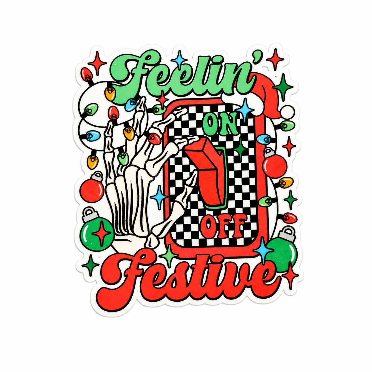 Feelin' Festive | Plastic Add-On - BadgeSmith