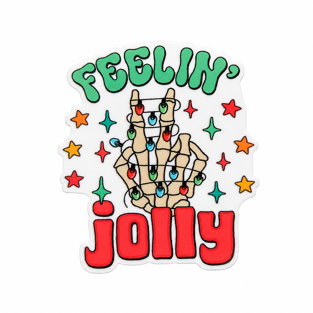 Feelin’ Jolly | Plastic Add-On - BadgeSmith