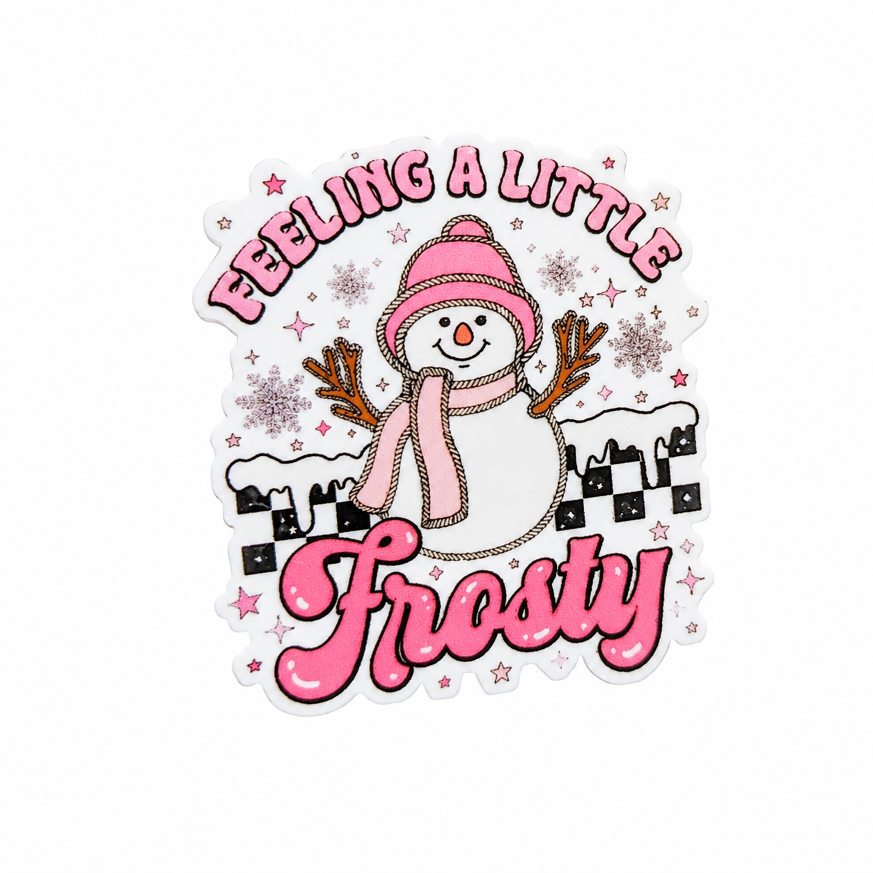 Feeling Frosty | Plastic Add-On - BadgeSmith