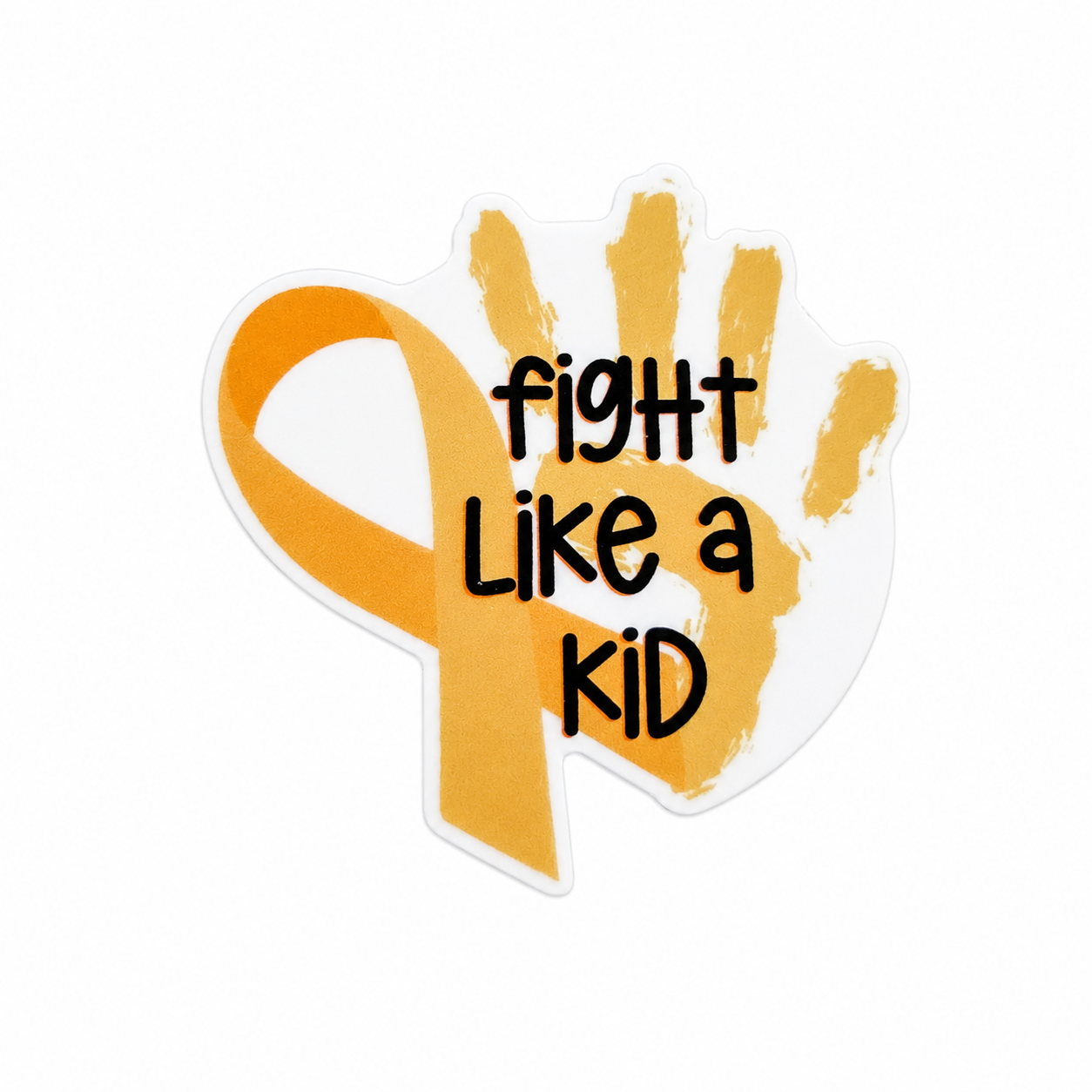 Fight Like A Kid | Plastic Add-On - BadgeSmith