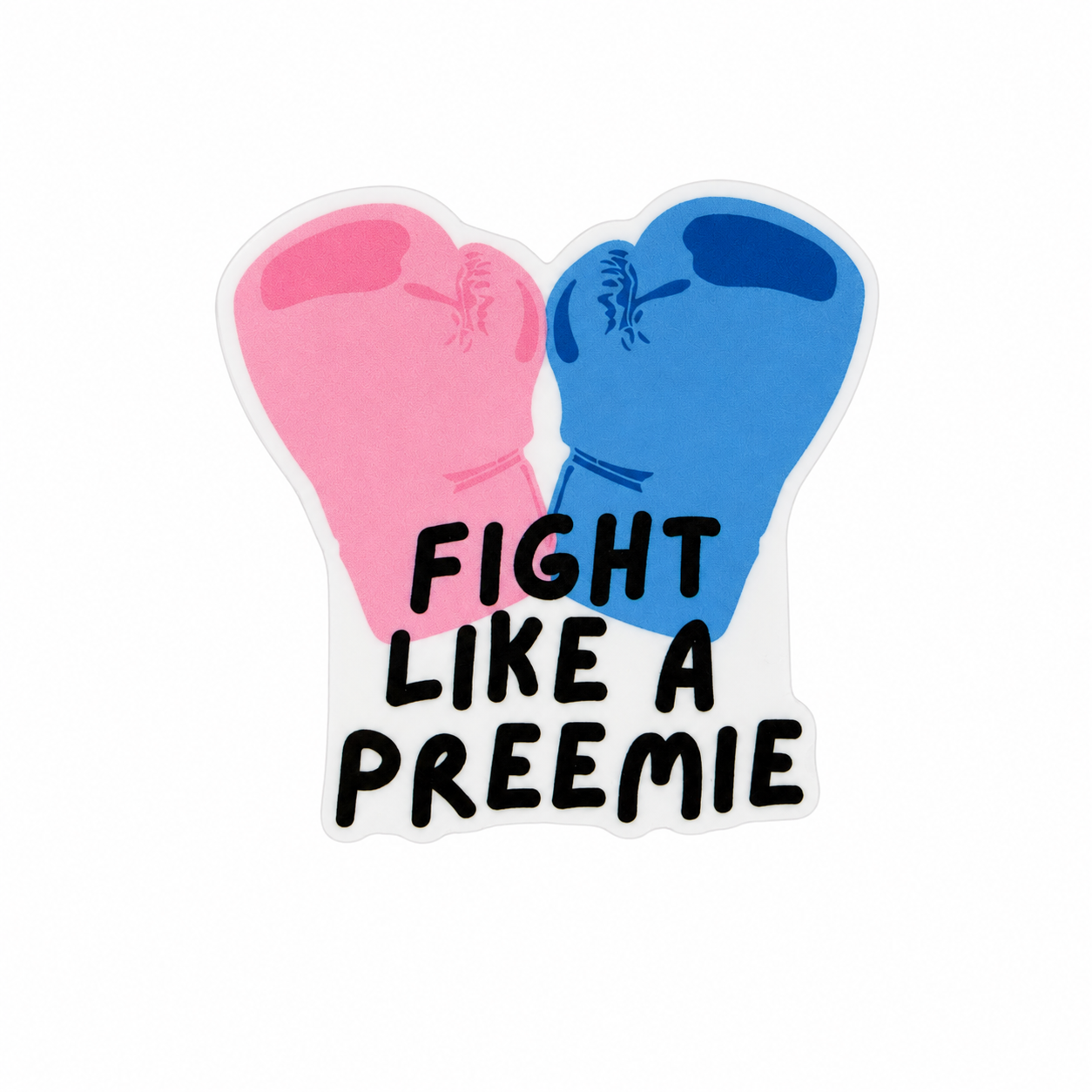 Fight Like a Preemie | Plastic Add-On - BadgeSmith