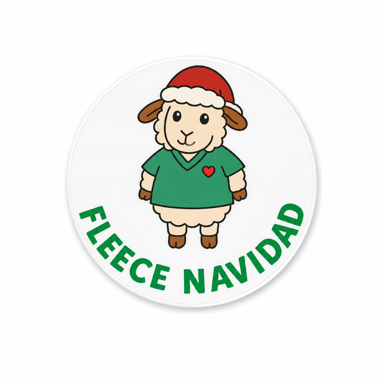 Fleece Navidad | Plastic Add-On - BadgeSmith