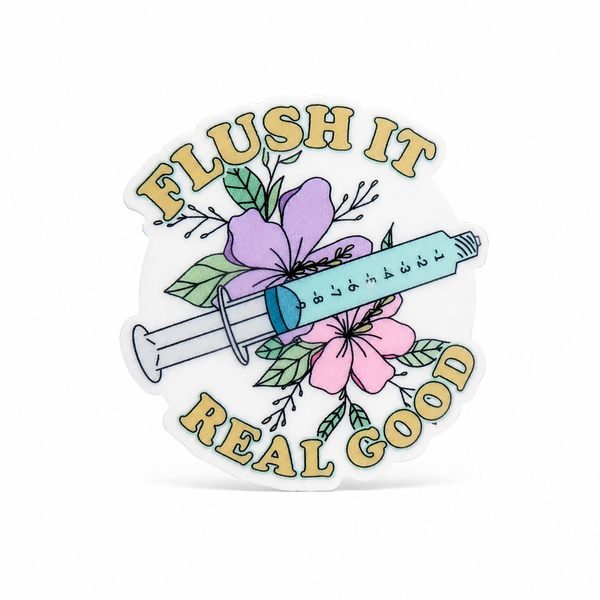 Flush it Real Good | Plastic Add-On - BadgeSmith