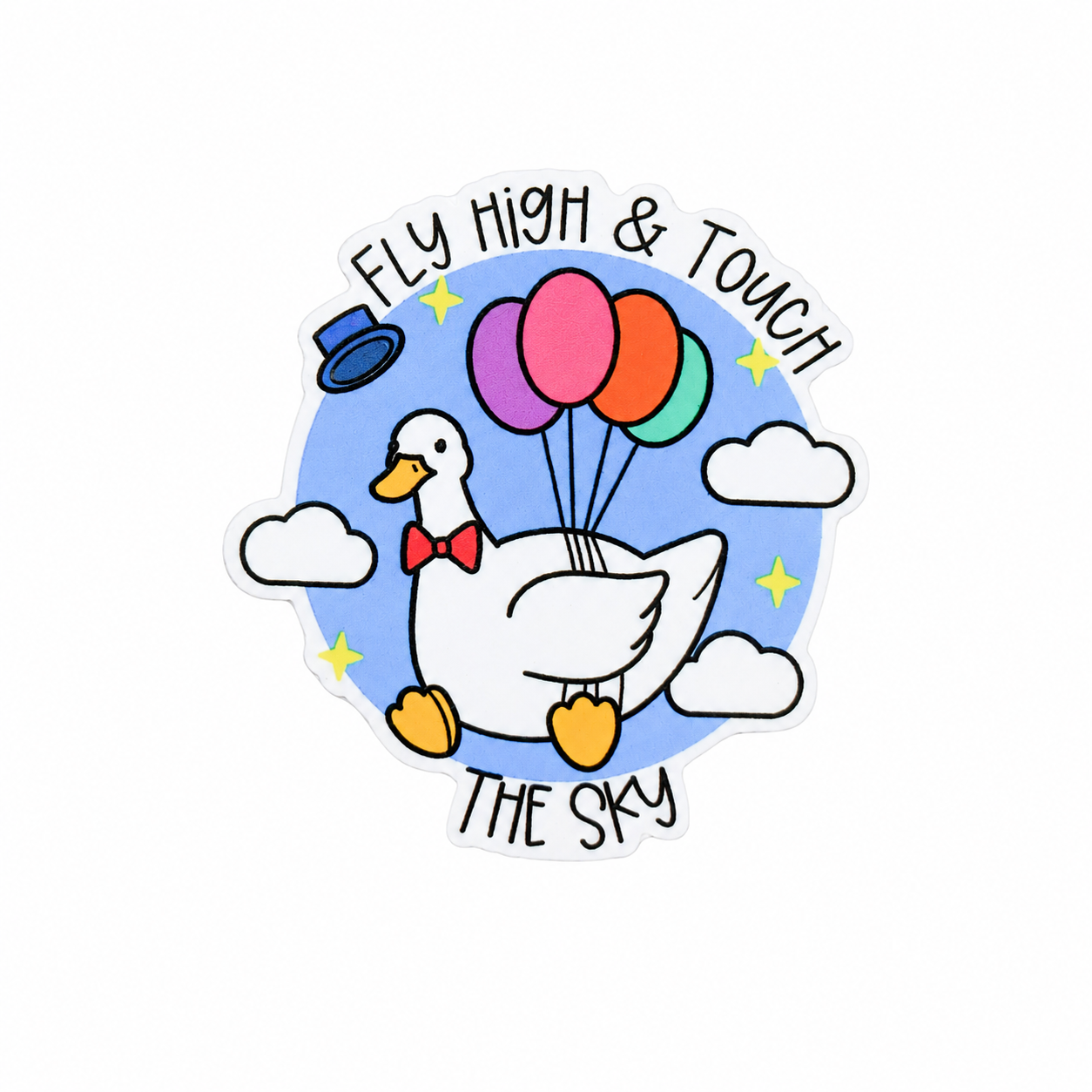 Fly High & Touch The Sky | Plastic Add-On - BadgeSmith