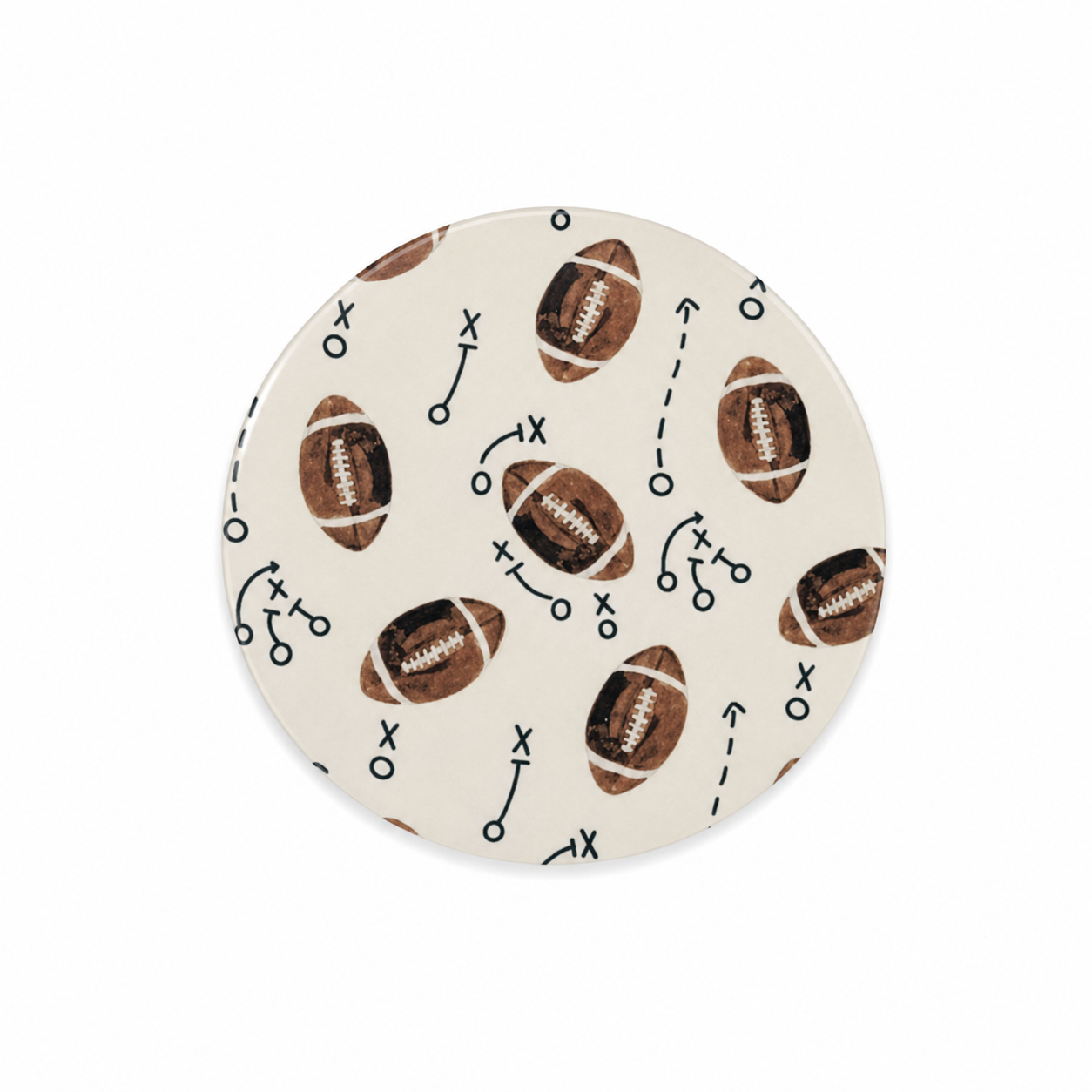 Football Plays Hard | Hard Board Add-On - BadgeSmith