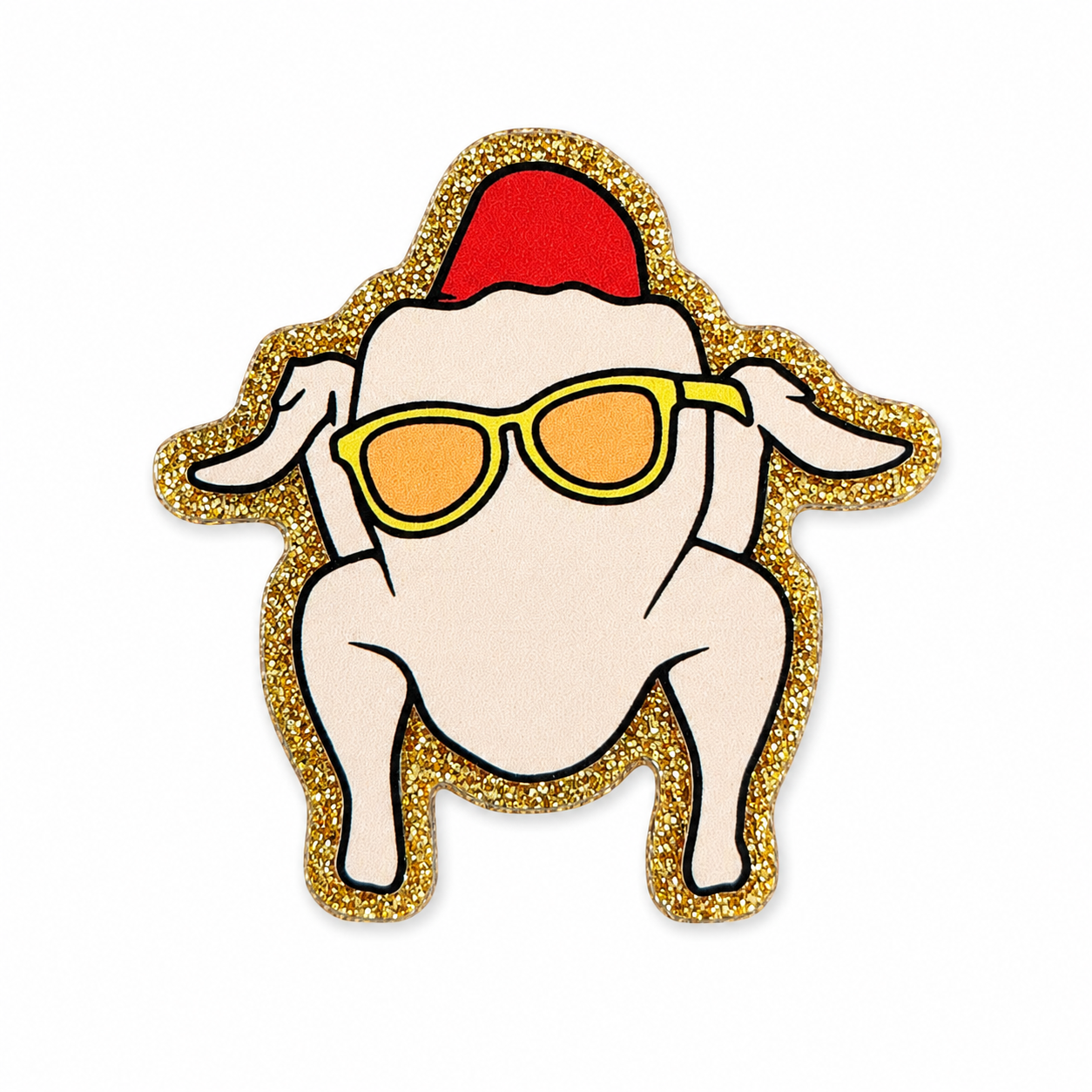 Friendsgiving Turkey | Plastic Add-On - BadgeSmith